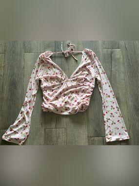 wild fable Pink Floral Long-Sleeve Top